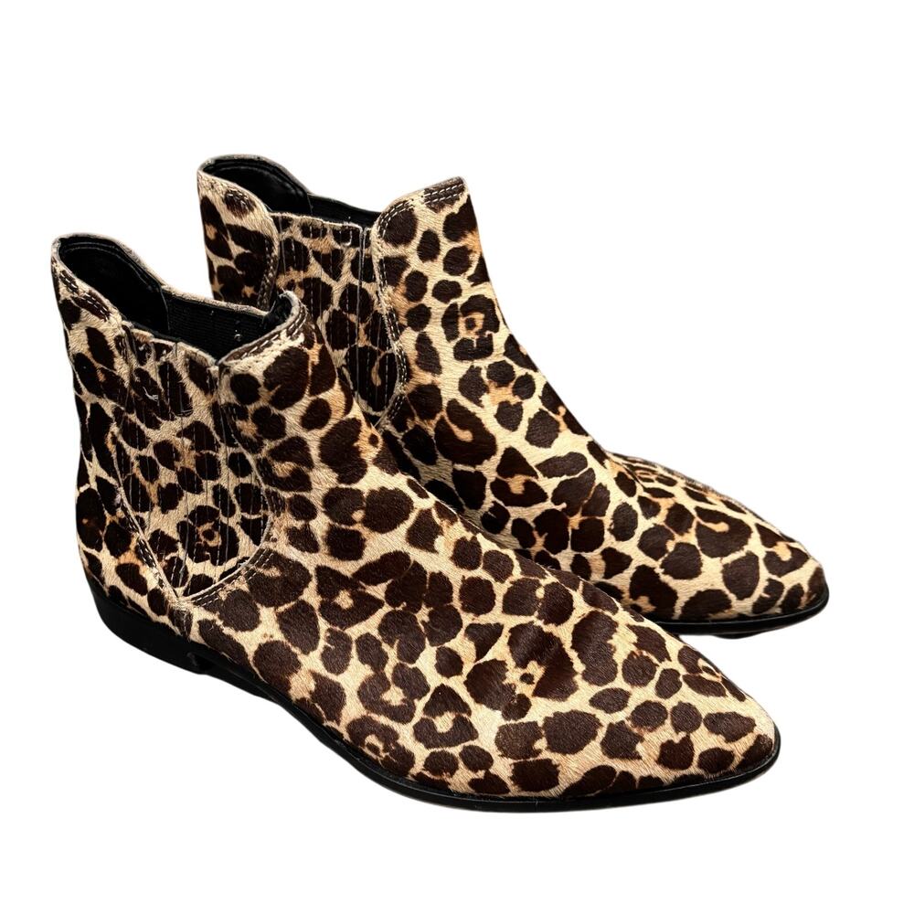Rebecca Minkoff Animal Print Calf Hair Pull-On Bootie - size 9M